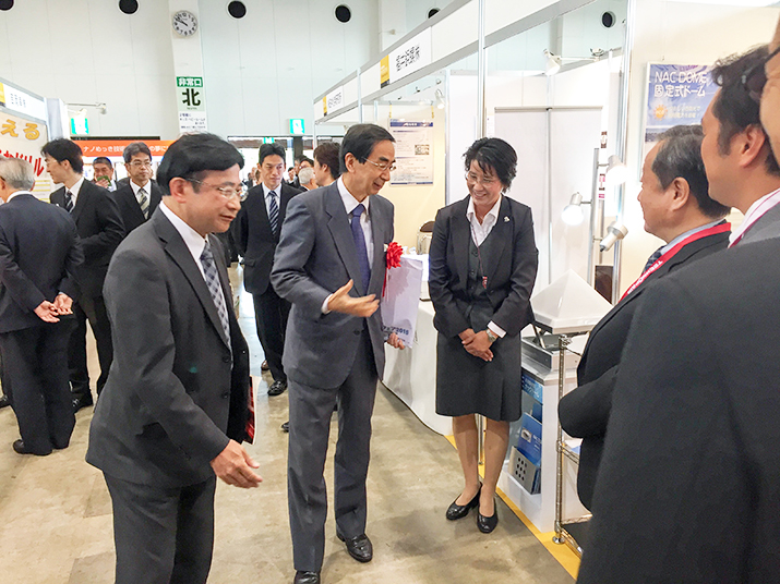 西川福井県知事と海道副社長