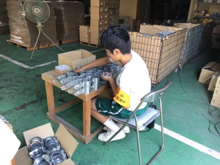 福井市川西中学校の生徒さんが職場体験されました ナック・ケイ・エス 株式会社