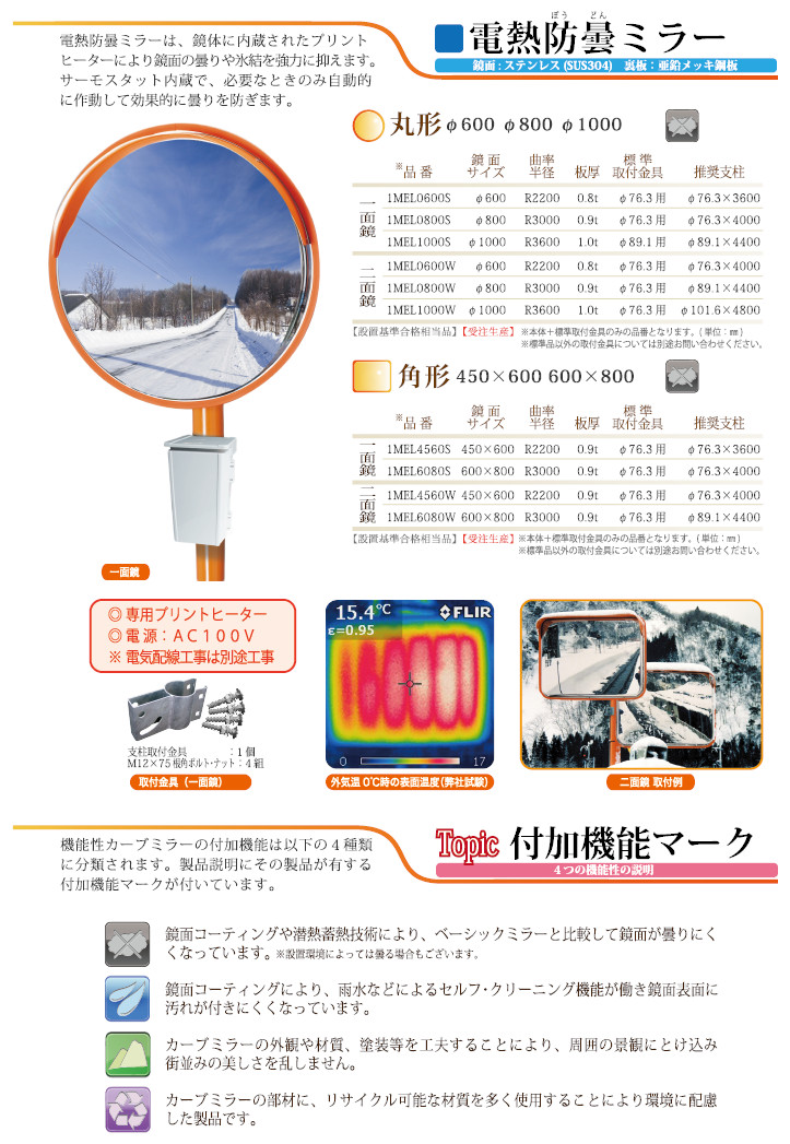 新しいブランド アクリーン Fタイプ 丸形 φ1000 1MBF1000S 鏡面:メタクリル樹脂 裏板:FRP樹脂 一面鏡 ブラケット付 ナック ケイ  エス